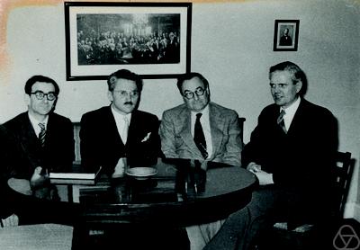 Werner Fenchel, Alexander Danilowitsch Alexandroff, Herbert Busemann, Børge Jessen