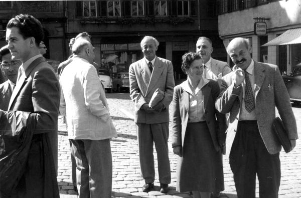 Bernhard H. Neumann, Marshall Hall, Hanna Neumann, Reinhold Baer