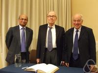 Tariq Durrani, Friedrich Ernst Peter Hirzebruch, Michael Francis Atiyah