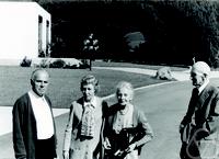 Frau Aumann, Mrs. Haupt, Georg Aumann, Otto Haupt