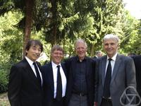 Kyoji Saito, Gert-Martin Greuel, Dieter Vohmann, Helmut Arend Hamm